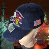 USA 250th Anniversary Made In USA  Cap Hat Veteran Eagle Black