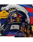 USA 250th Anniversary Made In USA  Cap Hat Veteran Eagle Black