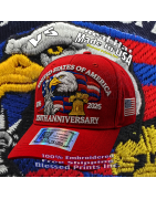 USA 250th Anniversary Made In USA  Cap Hat Veteran Eagle Black