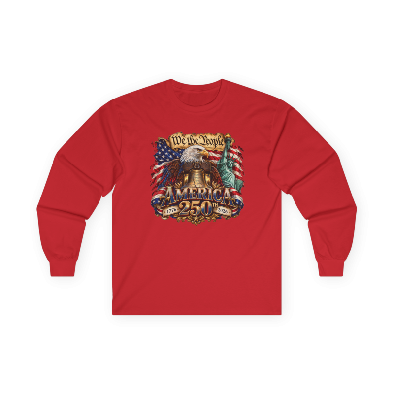 We the People 250th Anniversary Long Sleeve T-Shirt BLACK 10Colors FREE Personalization V2.0