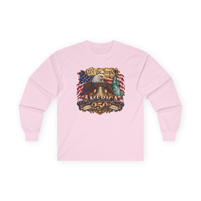 We the People 250th Anniversary Long Sleeve T-Shirt BLACK 10Colors FREE Personalization V2.0