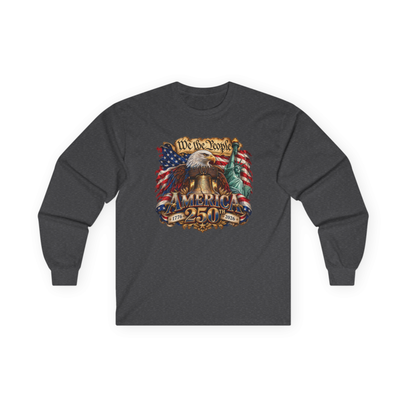 We the People 250th Anniversary Long Sleeve T-Shirt BLACK 10Colors FREE Personalization V2.0