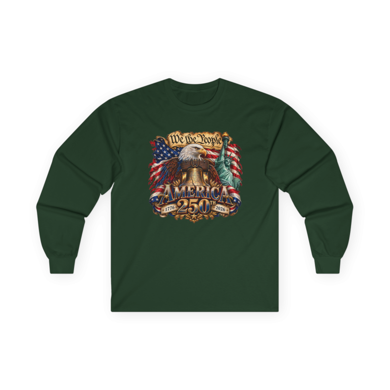 We the People 250th Anniversary Long Sleeve T-Shirt BLACK 10Colors FREE Personalization V2.0