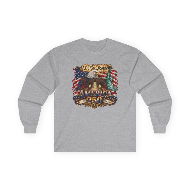We the People 250th Anniversary Long Sleeve T-Shirt BLACK 10Colors FREE Personalization V2.0