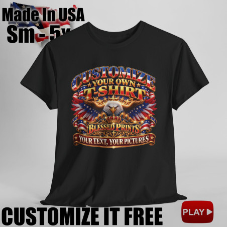 Create And Customize Your Own T-Shirt 11 colors