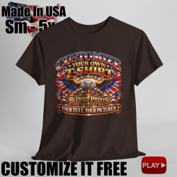 Create And Customize Your Own T-Shirt 11 colors