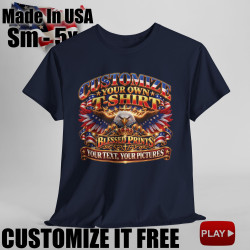 Create And Customize Your Own T-Shirt 11 colors