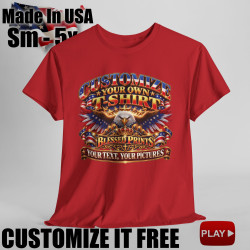 Create And Customize Your Own T-Shirt 11 colors