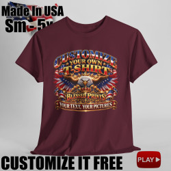 Create And Customize Your Own T-Shirt 11 colors