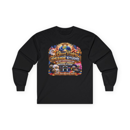 Design Studio Gildan 2400 Long Sleeve T-Shirt 9 Colors FREE Personalization USA